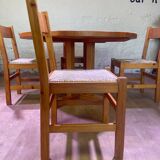 Pine table and 4 chairs