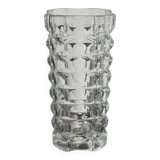 Classic transparent glass vase