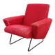 Vintage red designer armchair from the 1950s/1960s