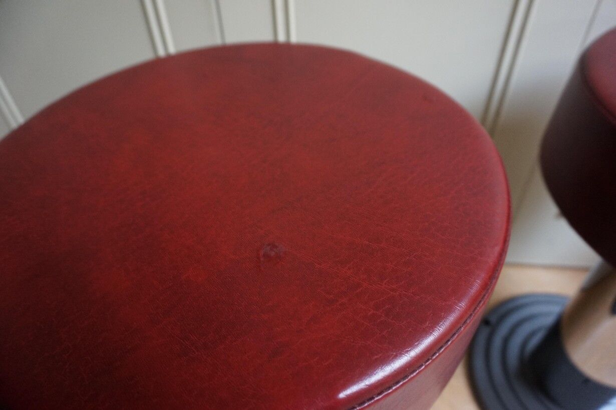 Vintage Belgian Art Deco Style Bar Stools from Frava, 1950s, Set of 4