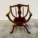 Dagobert armchair with red upholstery