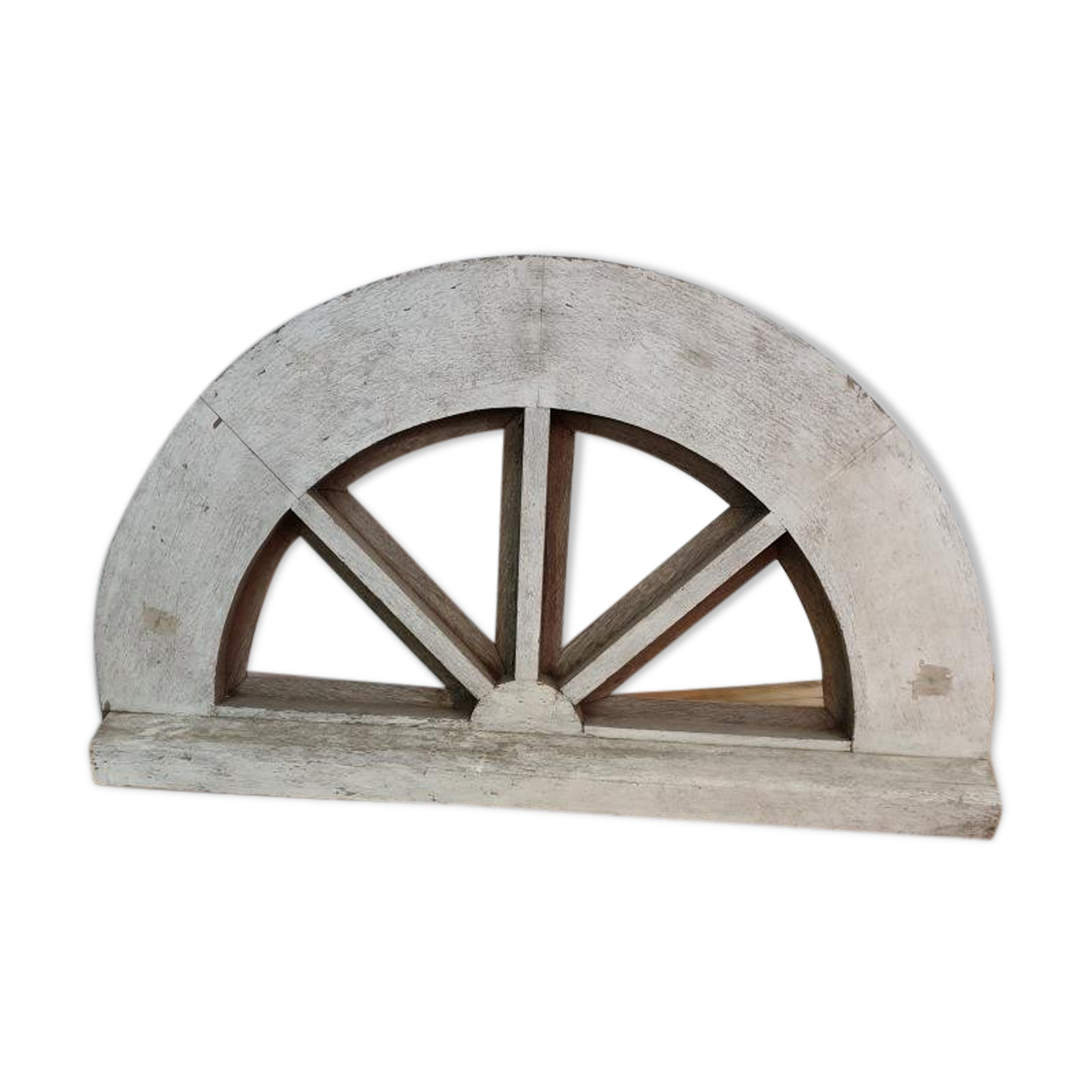 Old half moon window