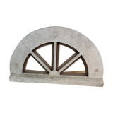 Old half moon window