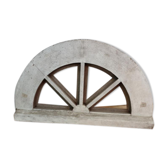 Old half moon window