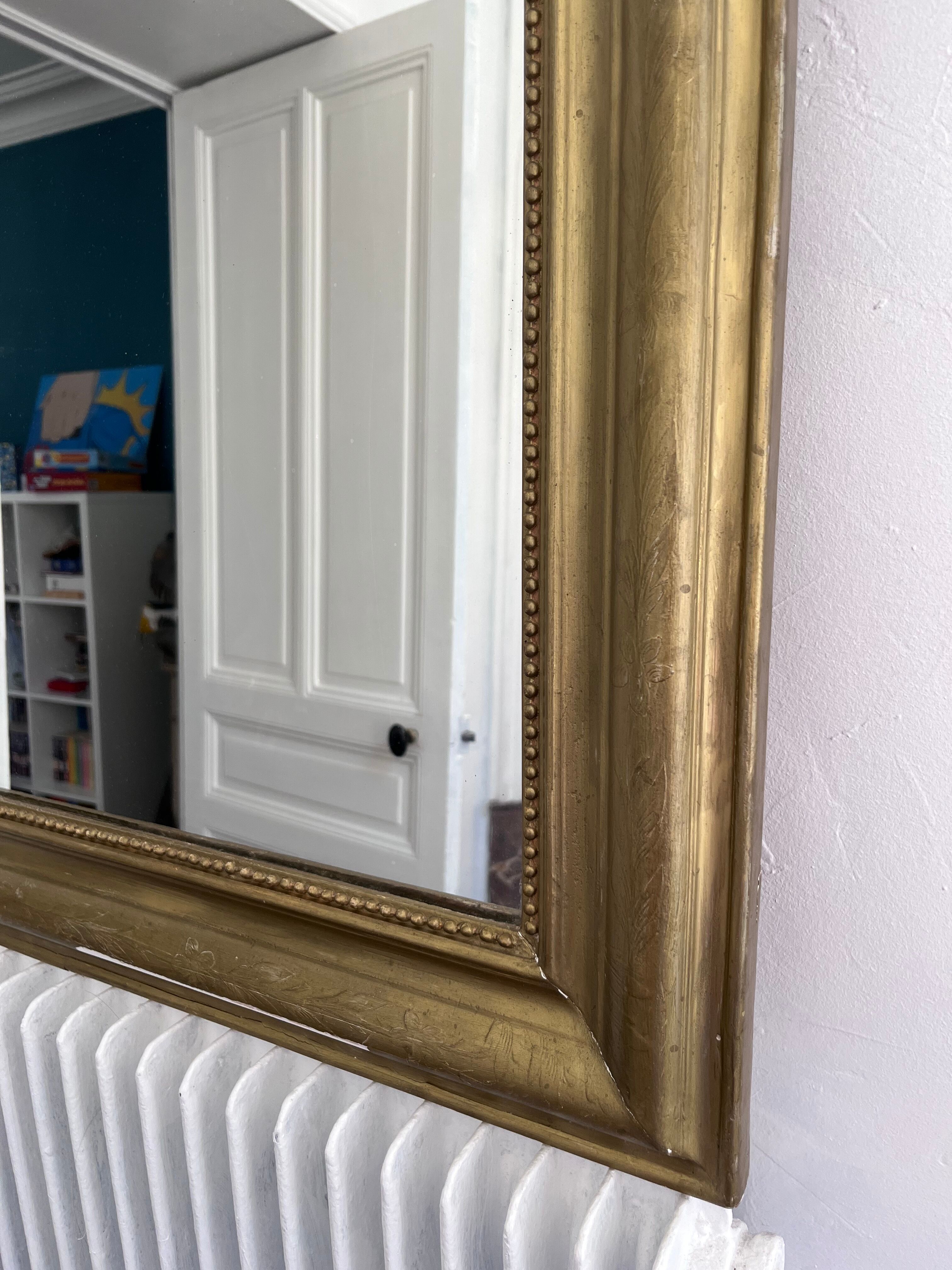 Louis Philippe golden mirror