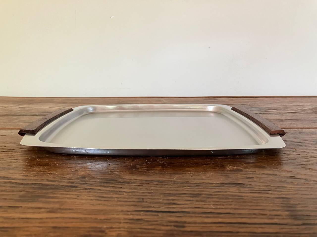 Vintage stainless steel tray Made in Hong Kong