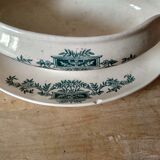 Old saucière terre de fer - earthenware Longchamp "Lutèce"