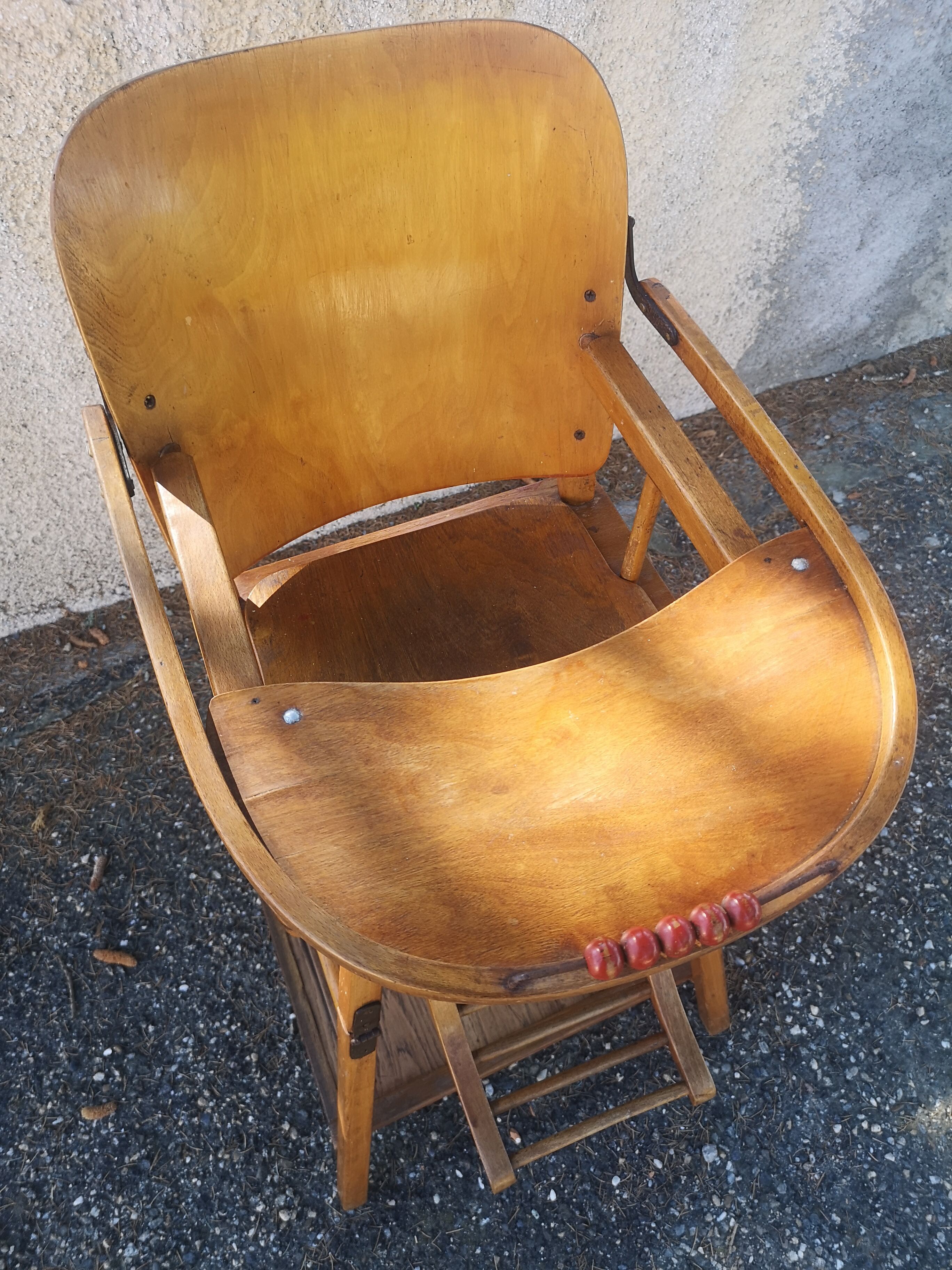 Baumann 1950s children's high chair