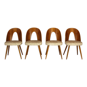 Set de 4 chaises par Antonin Suman, années 1960,