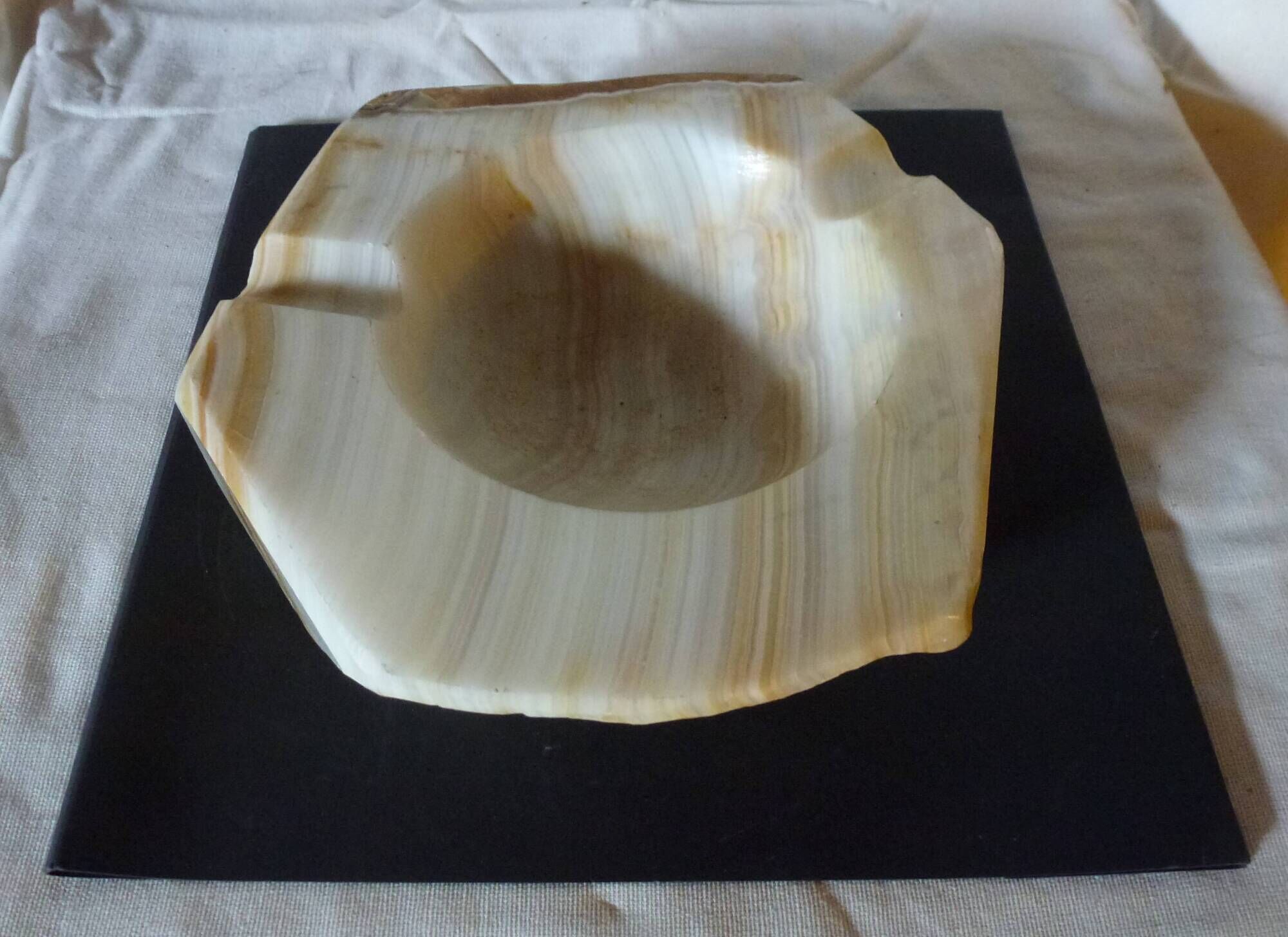 Vintage Onyx ashtray or catchall
