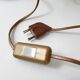 Leather lamp the Tanner 1970 vintage