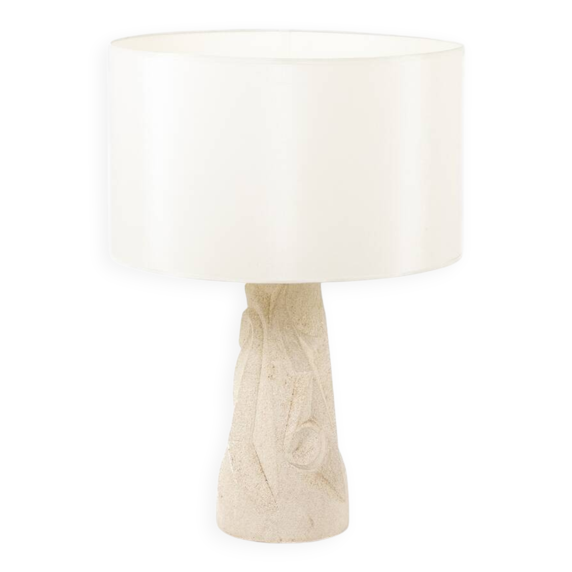 Carved stone lamp. 1970s.