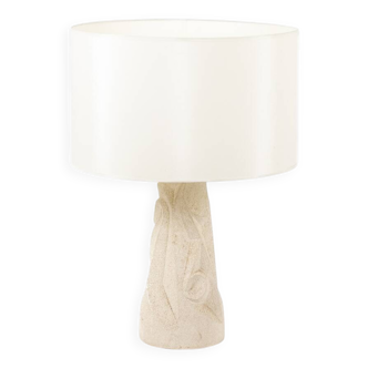 Carved stone lamp. 1970s.