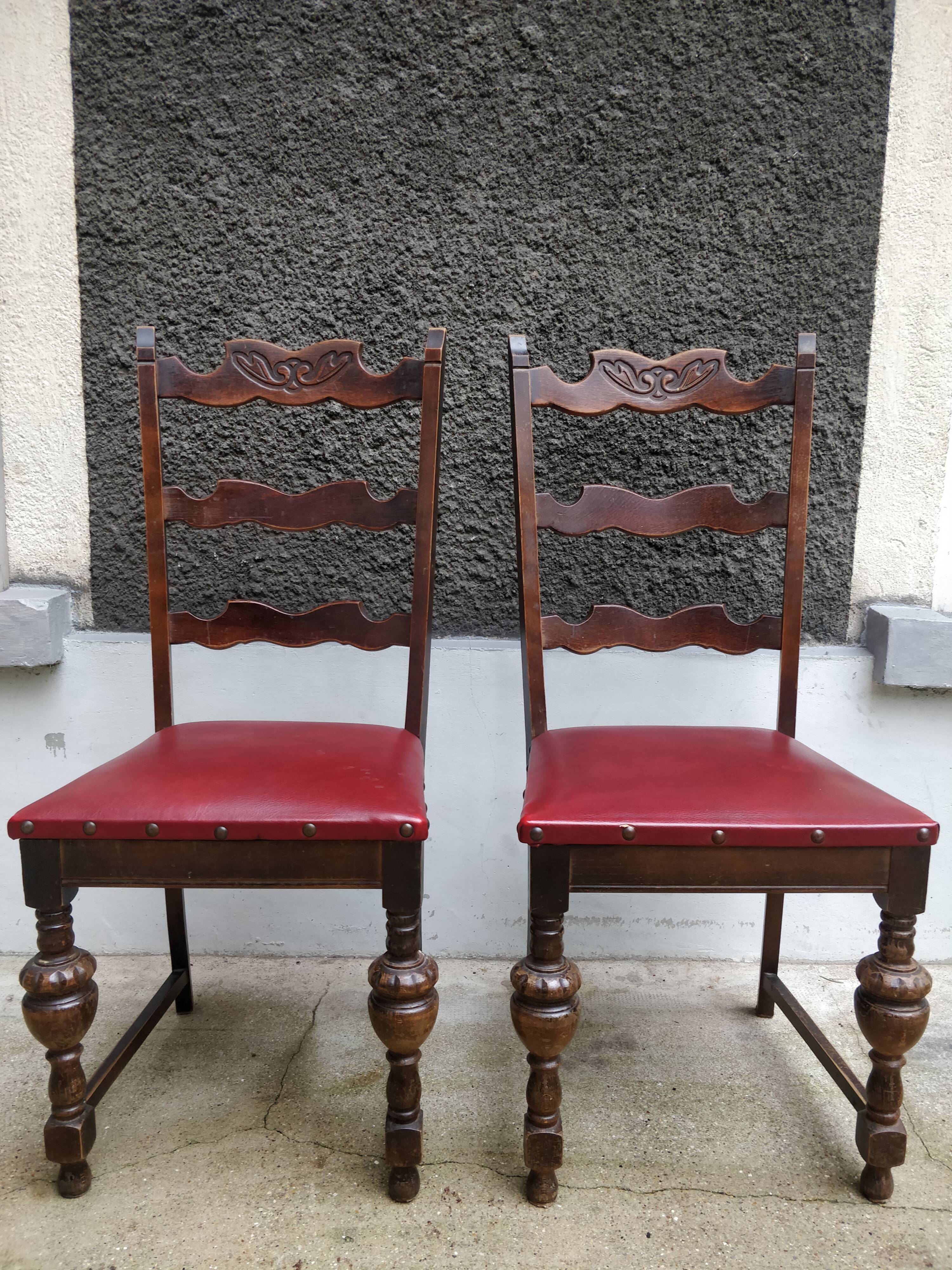 Carved royal chairs