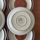 Lot of 6 vintage Denby England dessert plates – Brown glazed stoneware and