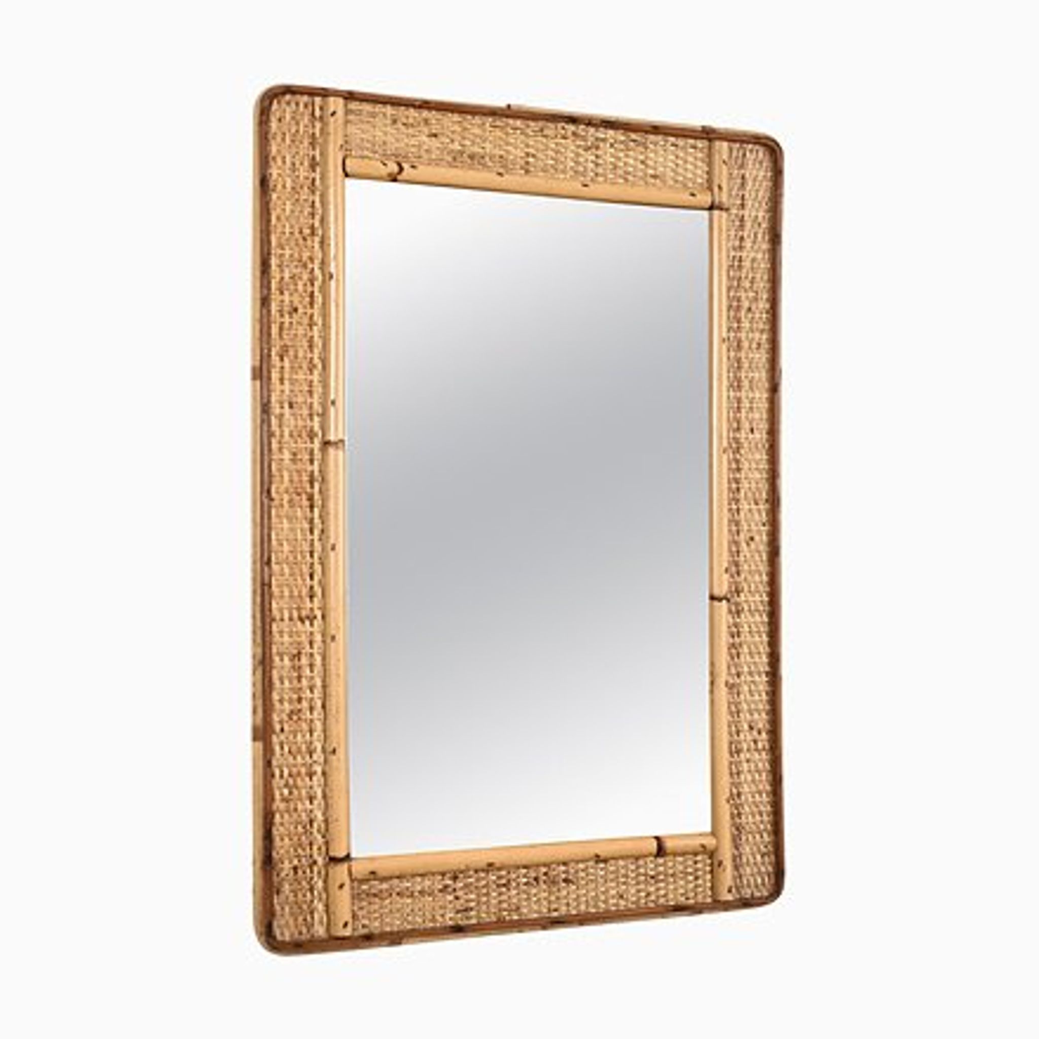 Wooden mirror decorated with gold from the 1920s