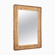 Wooden mirror decorated with gold from the 1920s