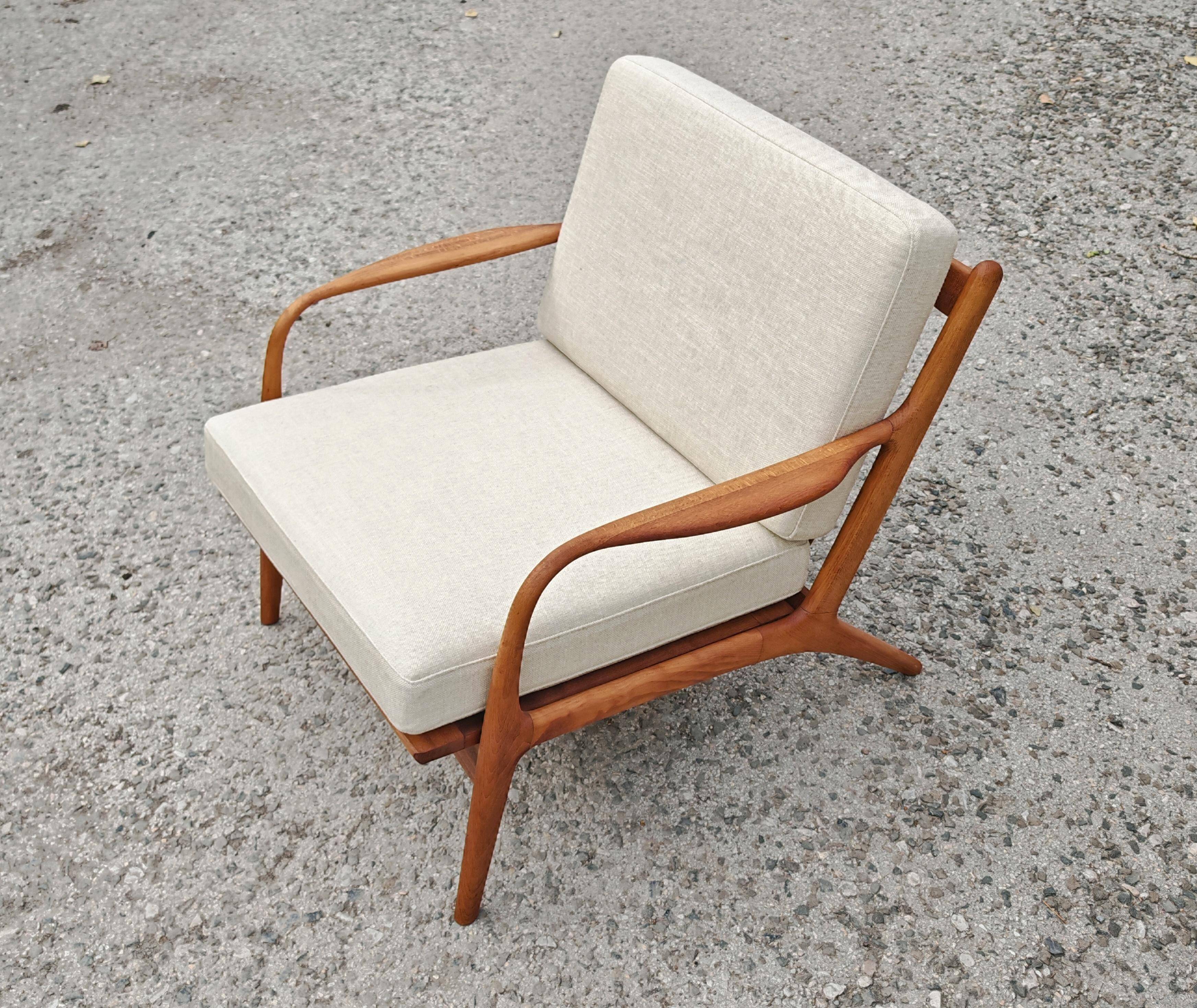 Pair of Mid Century Modern armchairs Adrian Pearsall model 2315-C 1960s