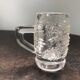 Set of 6 small glass liquor mugs