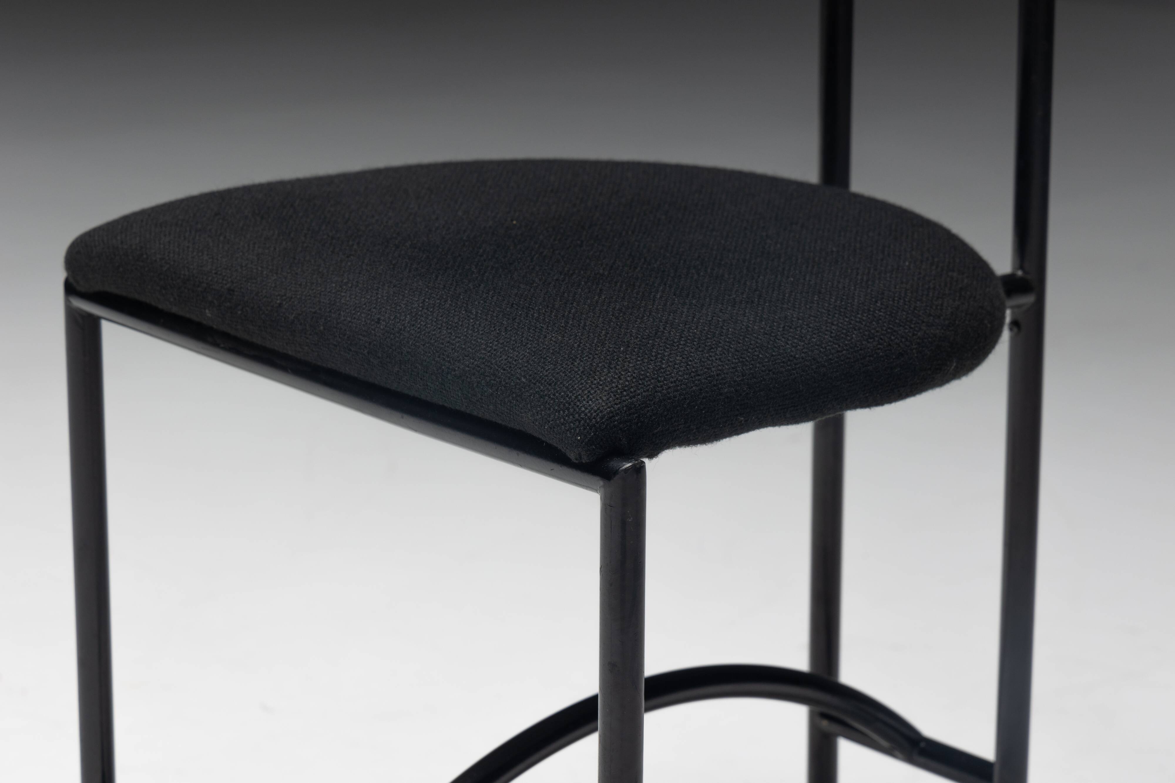 Postmodern "Tokyo" Dining Chairs by Rodney Kinsman for Bieffeplast, Italy, 1980s