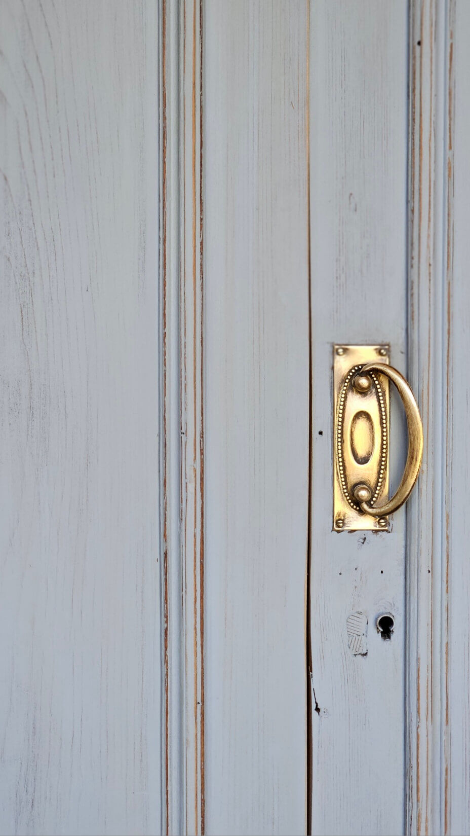 Renovated and distressed antique Parisian wardrobe | Gabrielle
