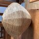 Large hanging in vintage raffia