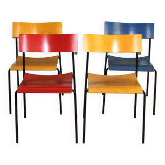 Set of 4 Campus chairs, Lammhults
