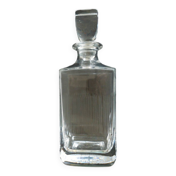 Crystal design whiskey decanter