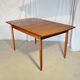 Scandinavian vintage extendable rectangular table