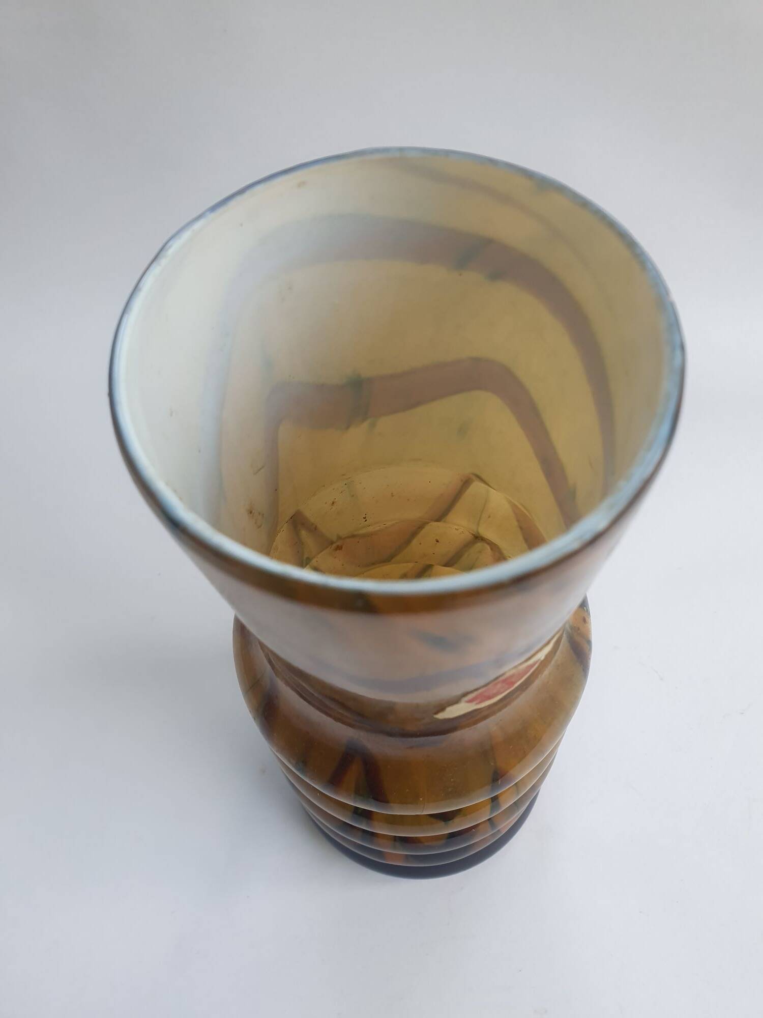 Vintage 70s opaline florence vase