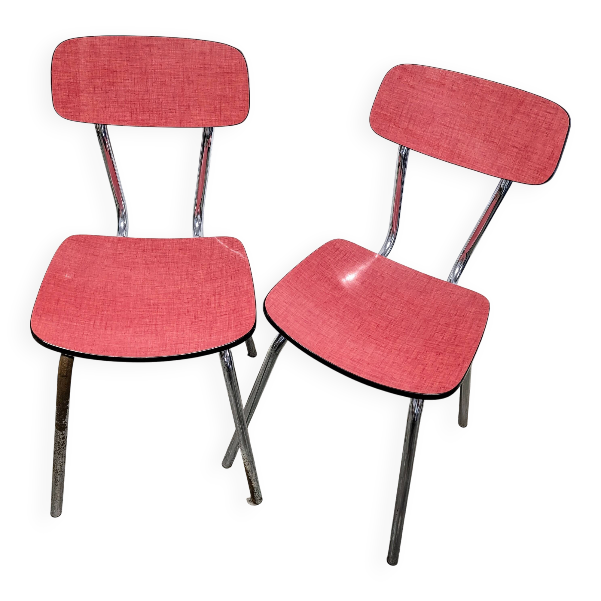 Pair of Formica chairs