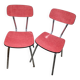 Pair of Formica chairs