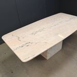 Table de salle à manger en marbre italien, années 1970