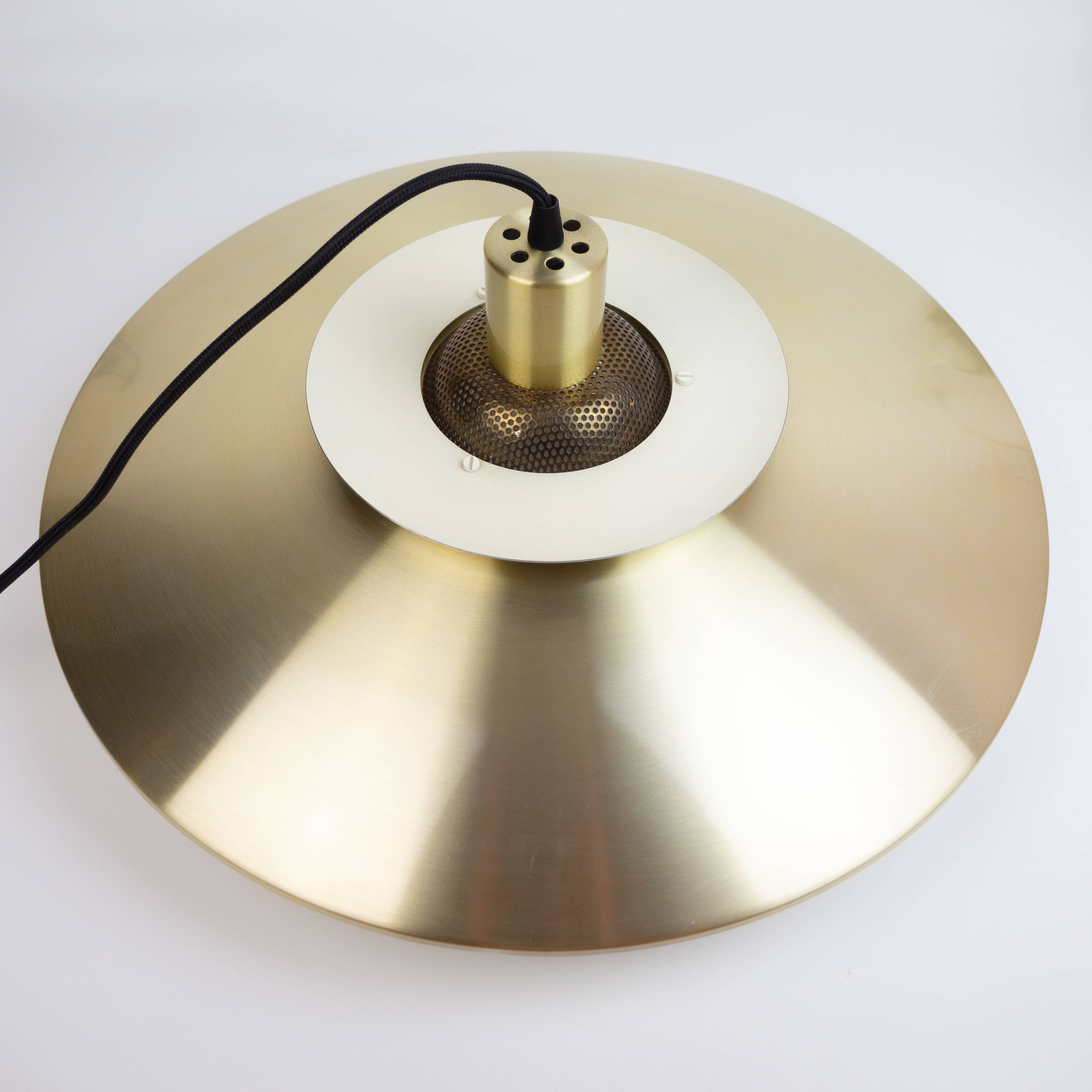 Danish vintage pendant lamp Jeka by Kurt Wiborg, Denmark, 1980s