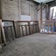 4 old solid oak windows from the early 20th century