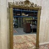 Miroir en bois et stuc doré époque Louis Philippe