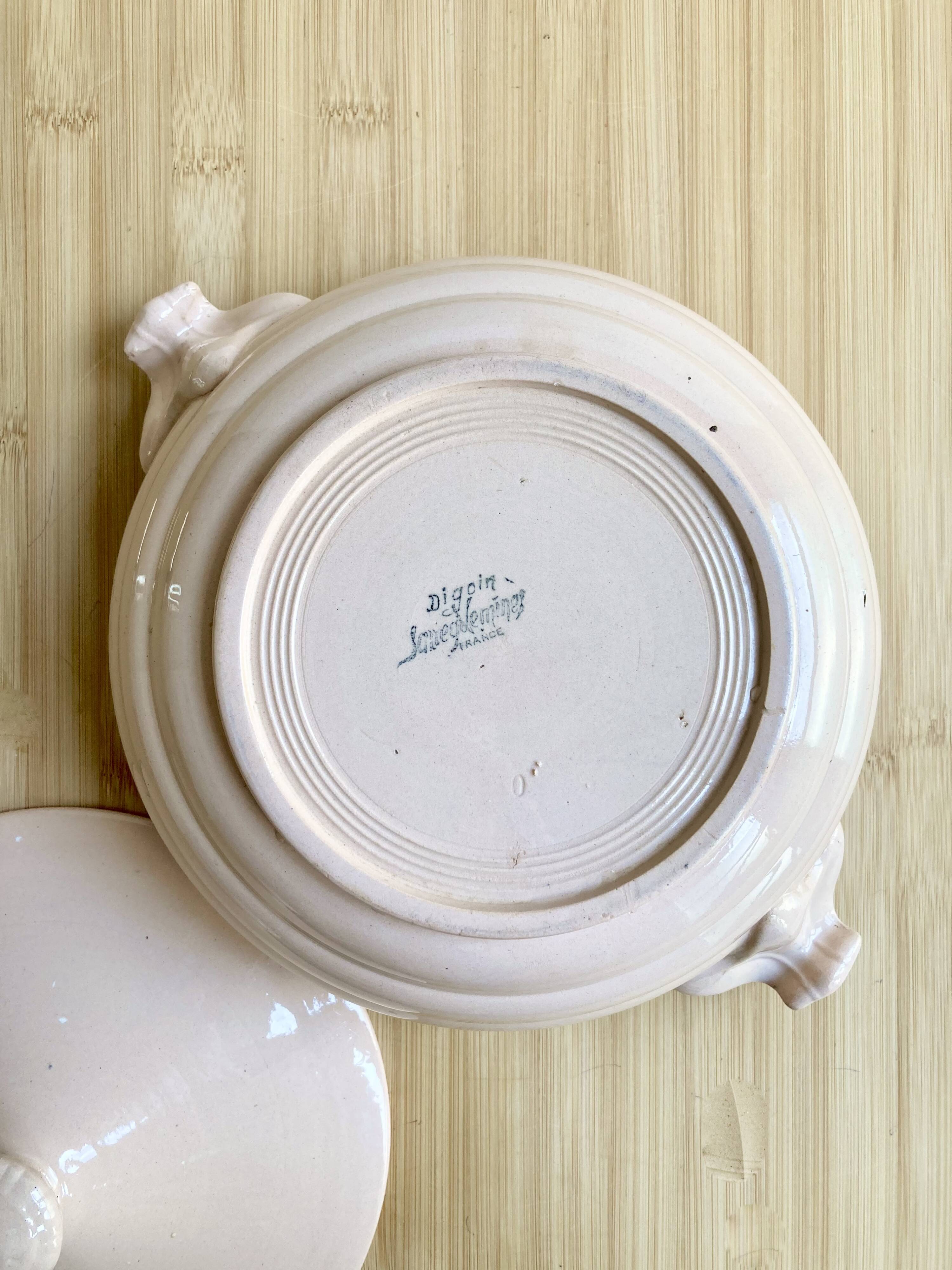 Soupière Digoin 1930