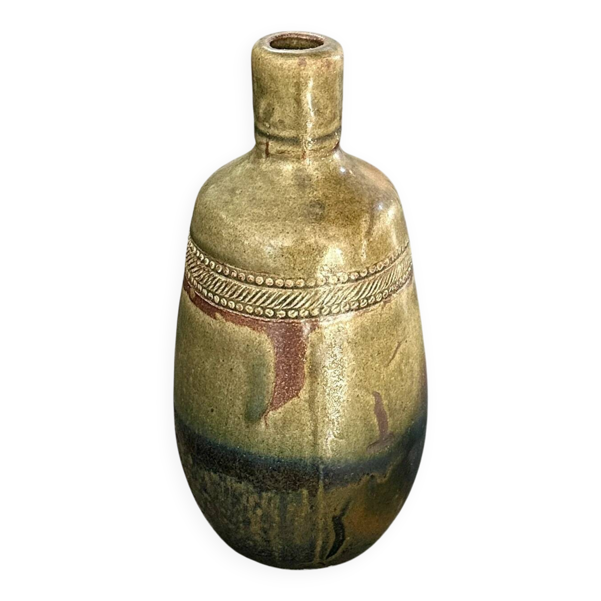 Rustik Campos Filhos stoneware vase – Portugal, ca. 1950–1970