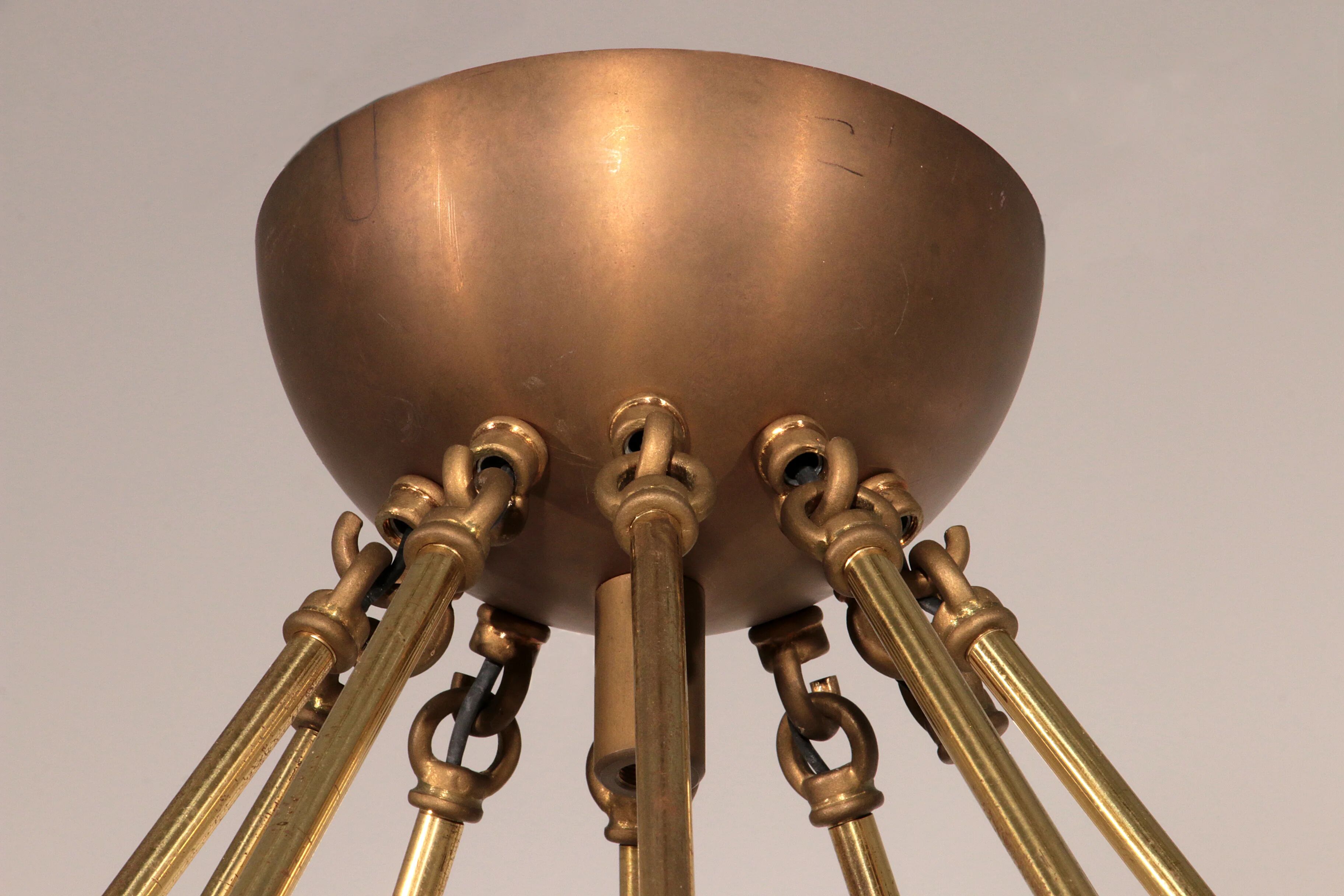 Max Ingrand chandelier for Fontana Arte Italy 1970