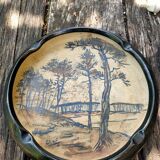 Ciboure sandstone ashtray signed chaf