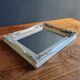 Vintage Rectangular Wall Mirror – Carved Solid Wood Frame