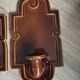Vintage Margareta Hennix Ceramic Pair Wall Candle Sconces for Gustavsberg