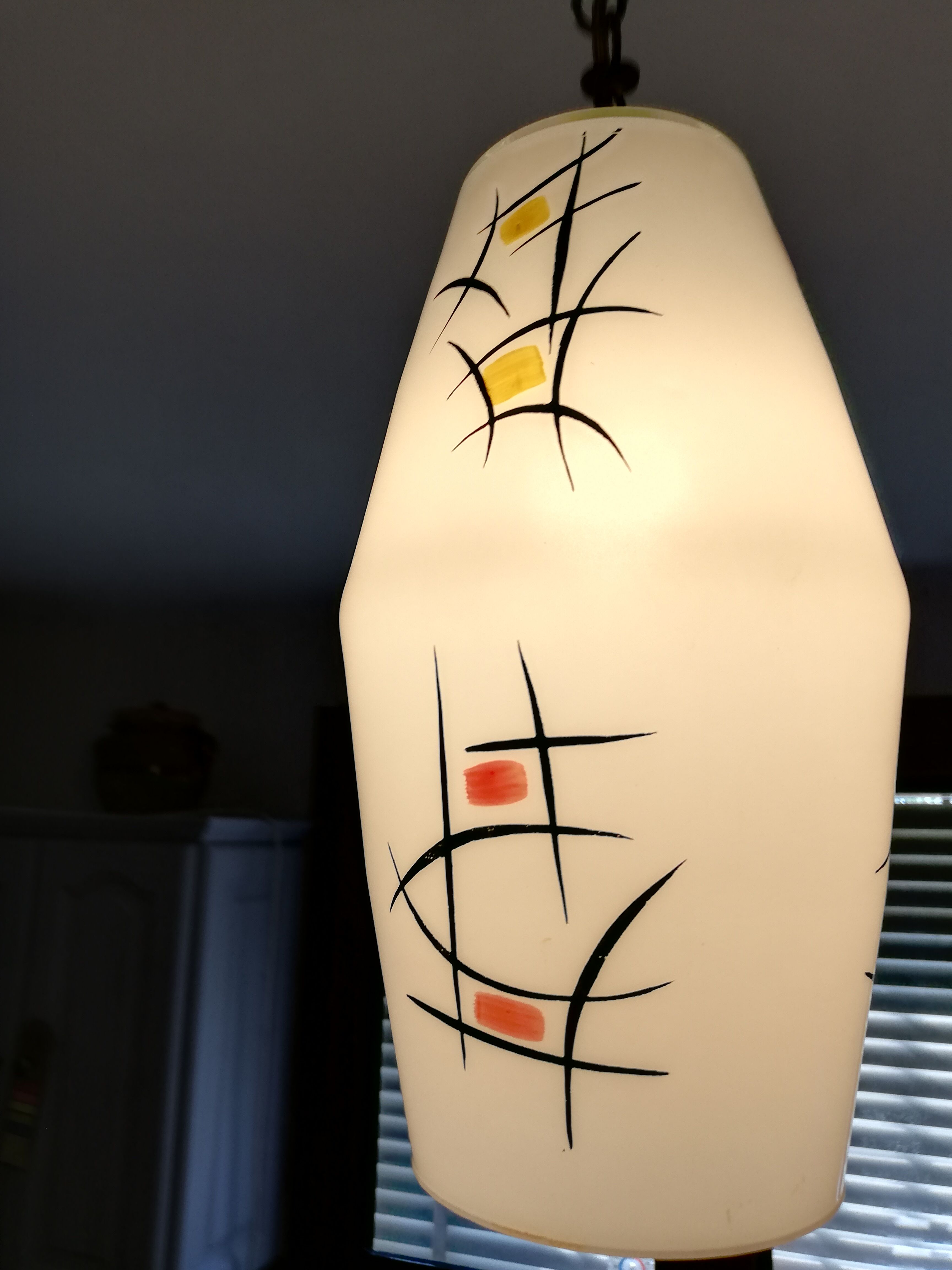 hanging lamp colorful Zen patterns 60