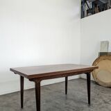 Scandinavian dining table in teak