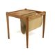 Scandinavian oak magazine rack, S.P Jensen, BRDR Furbo, Sweden, 1960