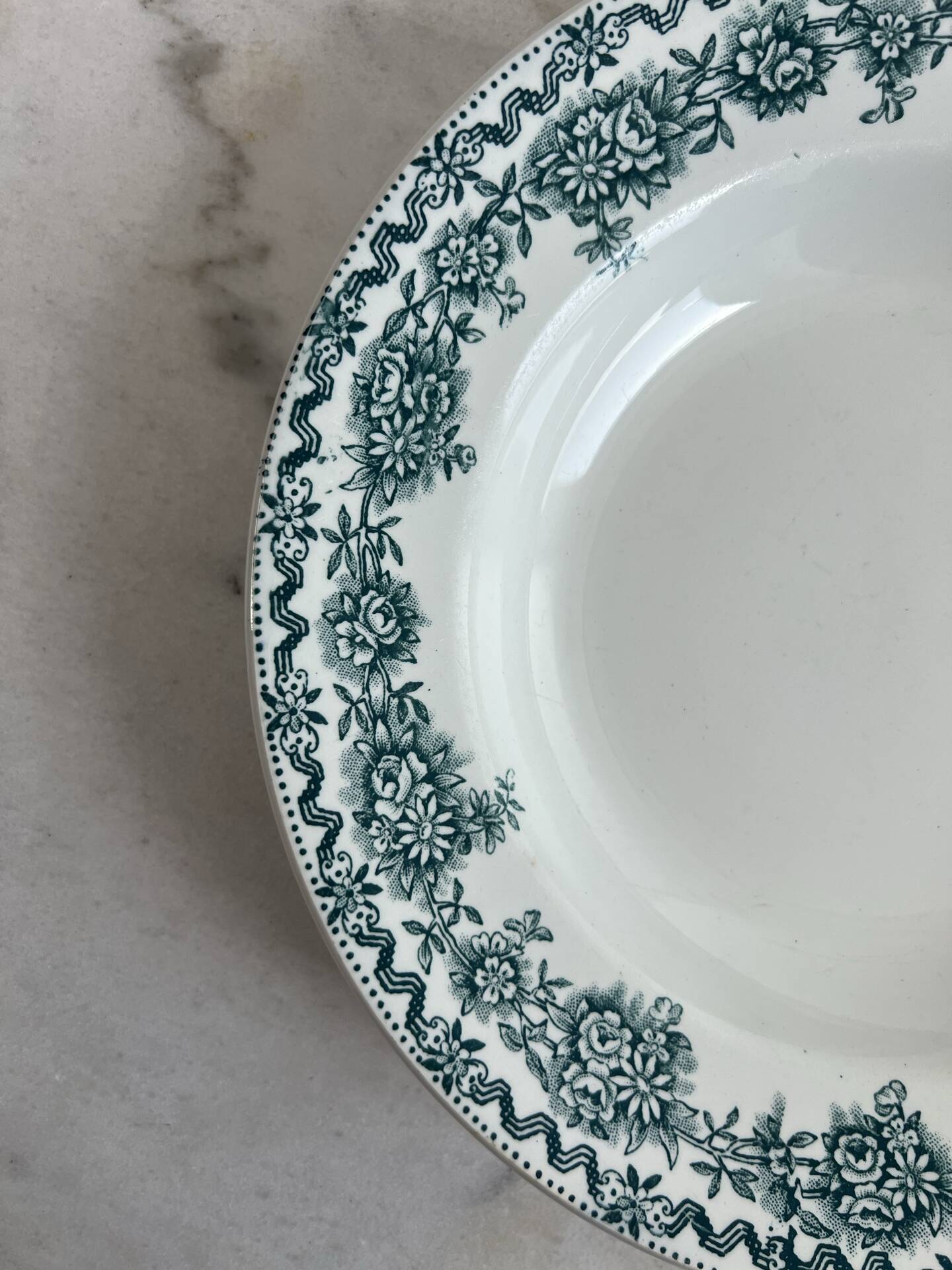 Set of 6 deep plates Saint Amand Argenton collection