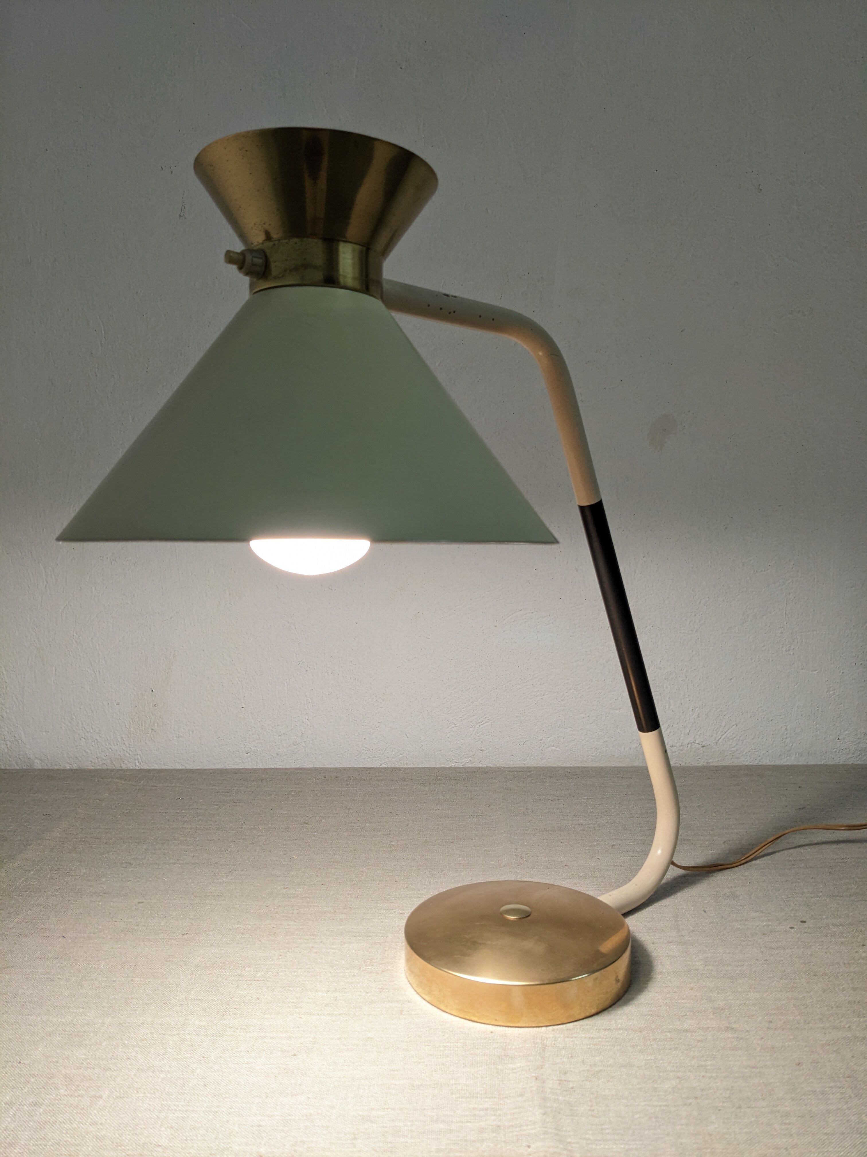 Desk lamp "Diabolo" n°450 of Jumo years 50/60
