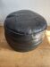 Pouf / Footrest black patchwork leather De Sede