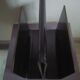 Vintage magazine holder in plexiglas