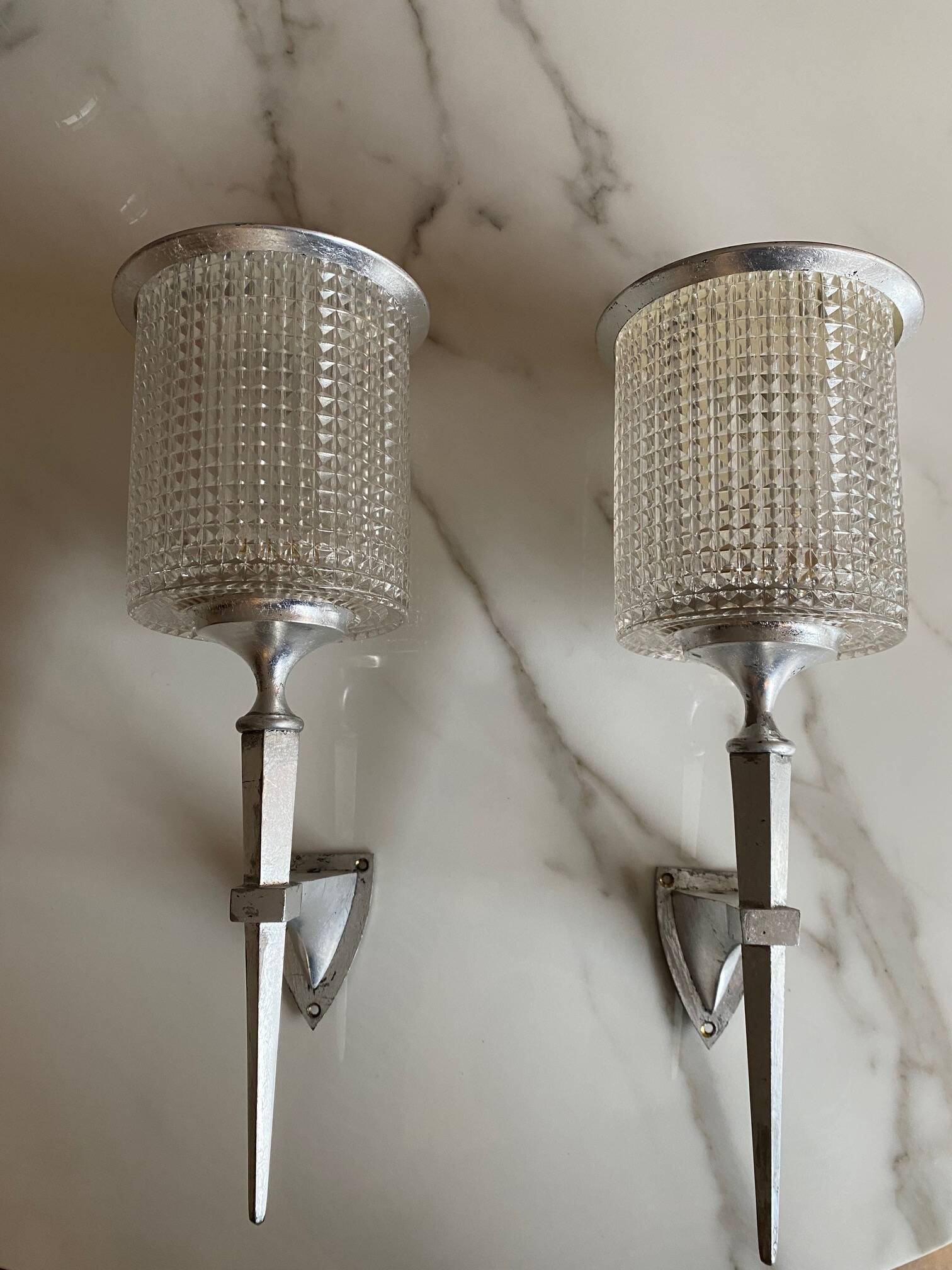 Art Deco wall lights